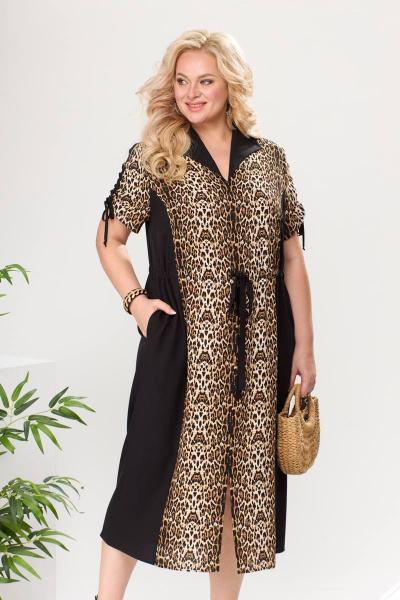 Платье Romanovich Style 1-2531 леопард - фото 4