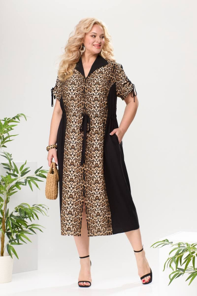 Платье Romanovich Style 1-2531 леопард - фото 2