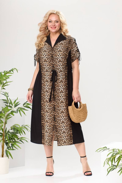 Платье Romanovich Style 1-2531 леопард - фото 1