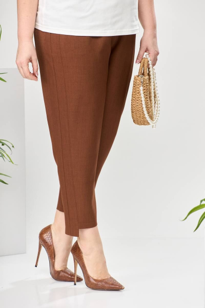 Блуза, брюки, жакет Romanovich Style 3-2524 коричневый - фото 9