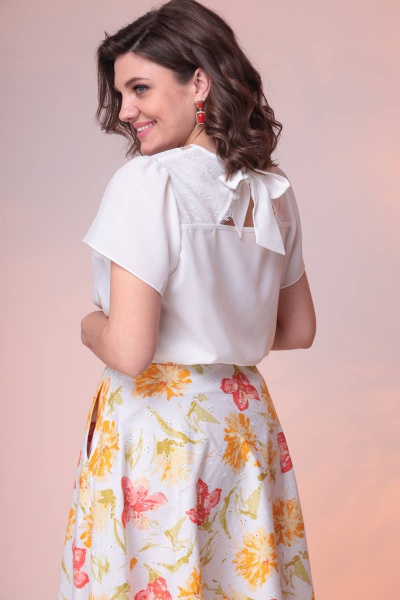 Блуза, юбка Romanovich Style 2-2389 оранжевый - фото 4