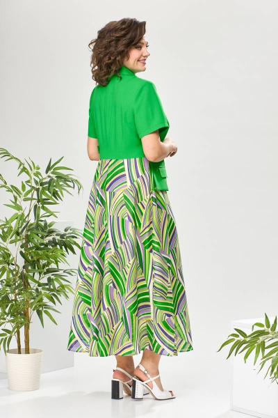 Платье Romanovich Style 1-2468К зеленый - фото 11