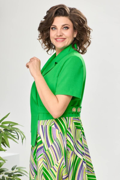 Платье Romanovich Style 1-2468К зеленый - фото 10
