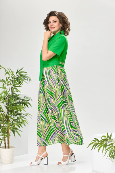 Платье Romanovich Style 1-2468К зеленый - фото 3