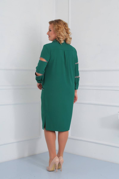 Платье Диомант 1452 зеленый - фото 2