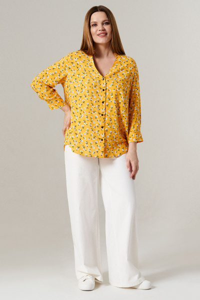 Блуза Панда 147347w желтый - фото 1