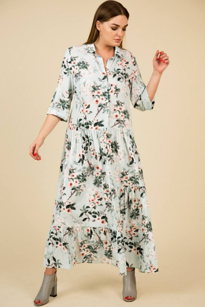 Платье Teffi Style L-1397 мята_2 - фото 2