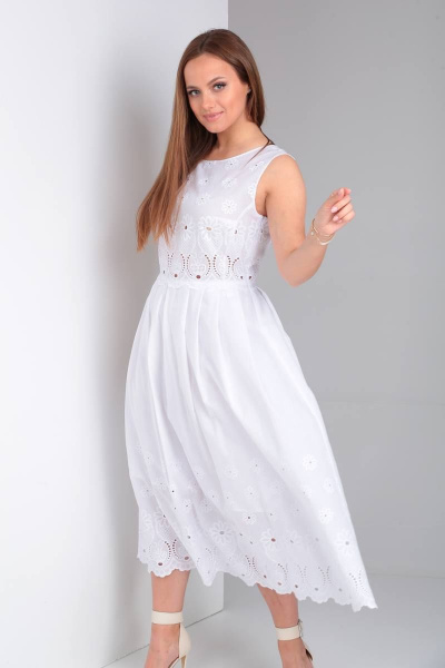 Платье TVIN 7638 белый - фото 9
