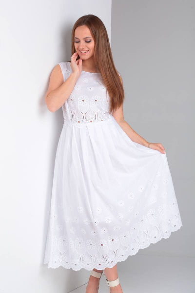 Платье TVIN 7638 белый - фото 8