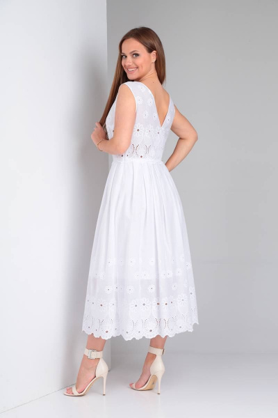 Платье TVIN 7638 белый - фото 3