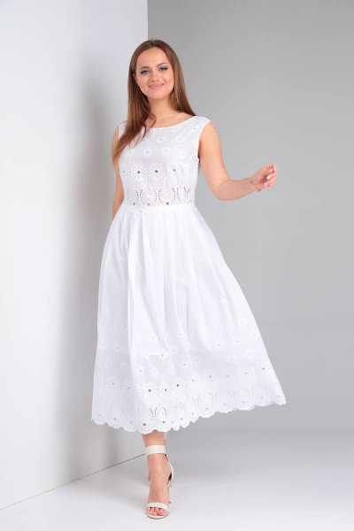 Платье TVIN 7638 белый - фото 2
