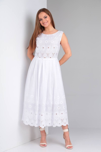 Платье TVIN 7638 белый - фото 1