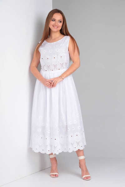Платье TVIN 7638 белый - фото 4