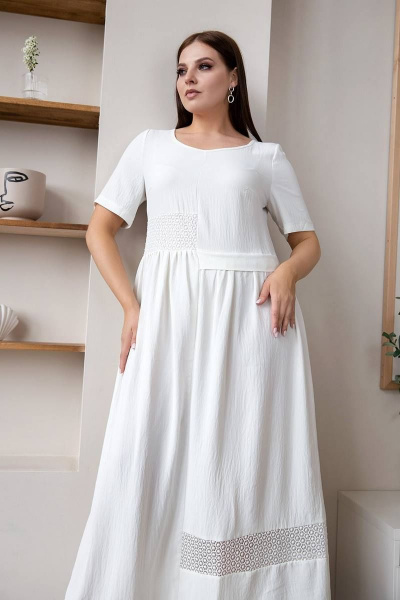 Платье ASV 2401 белый - фото 7