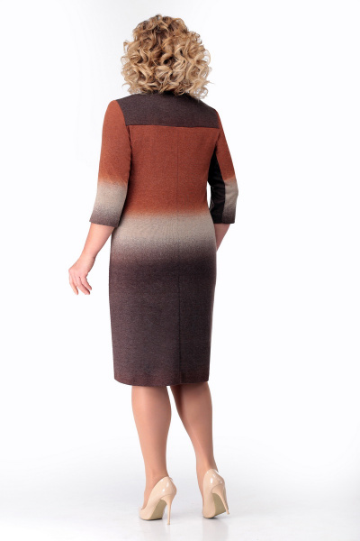 Платье Мишель стиль 785 коричневый - фото 3