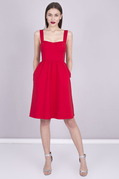Платье MURMUR 10032 красный - фото 1