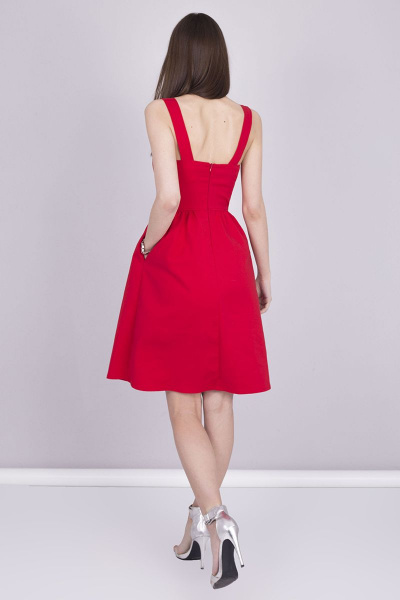 Платье MURMUR 10032 красный - фото 2