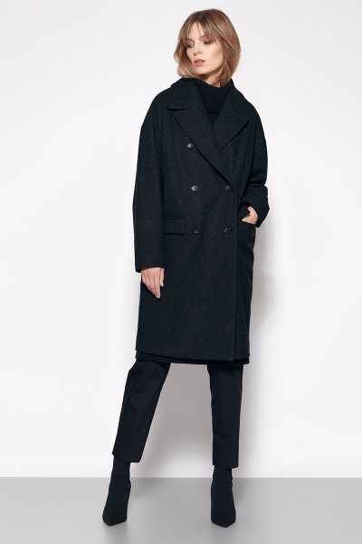Пальто Favorini 21516 черный - фото 1