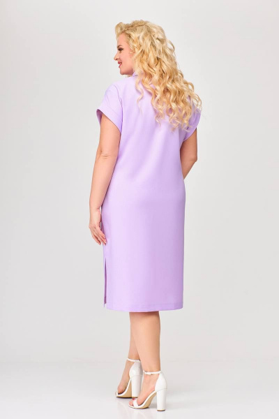 Платье Swallow 668 светло-фиолетовый - фото 10
