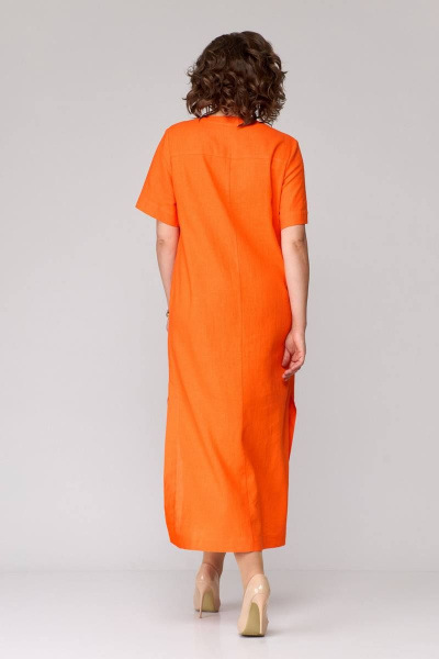Платье Ollsy 1645 оранжевый - фото 7