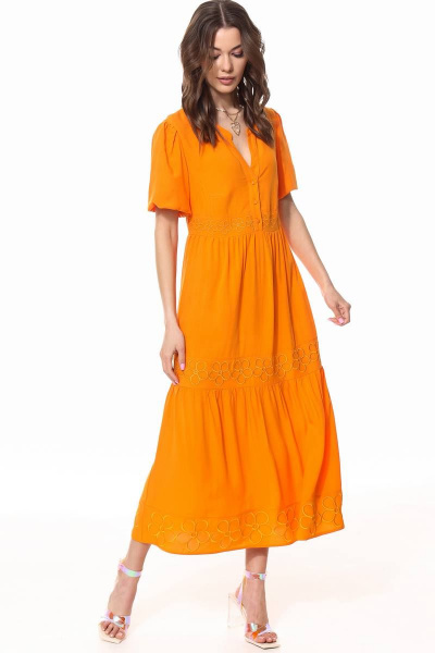 Платье Kaloris 2010 -1 оранж - фото 4