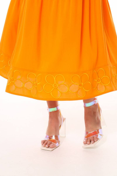 Платье Kaloris 2010 -1 оранж - фото 5