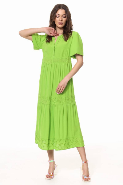 Платье Kaloris 2010 -2 зеленый - фото 2