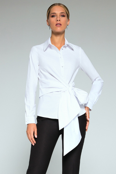 Блуза LaVeLa L50017 белый - фото 1