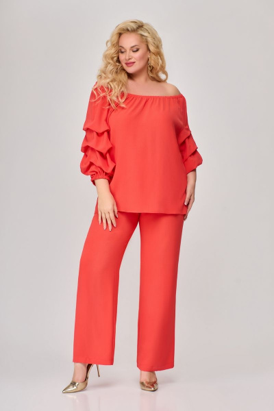 Блуза, брюки Svetlana-Style 1656 коралл - фото 1