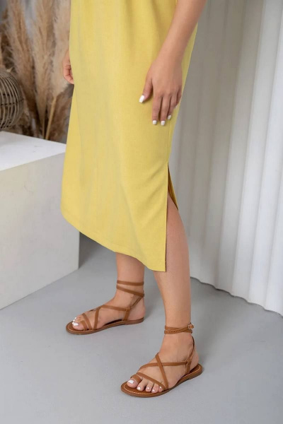 Платье Daloria 1503 желтый - фото 5