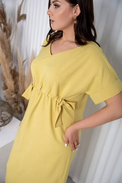 Платье Daloria 1503 желтый - фото 4