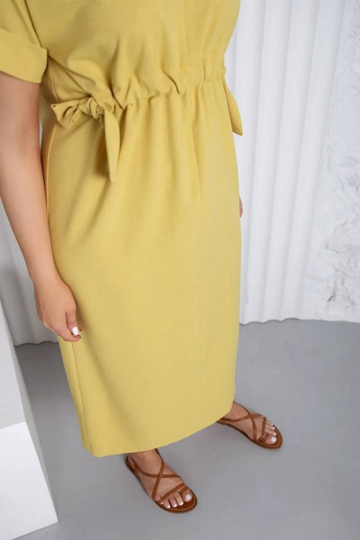 Платье Daloria 1503 желтый - фото 3