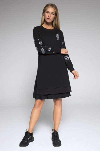 Платье LaVeLa L10021 черный - фото 1