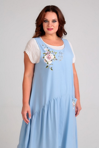 Платье Таир-Гранд 5306 голубой - фото 2
