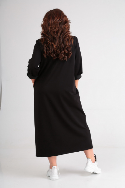 Платье Andrea Style 00174 , черный - фото 3
