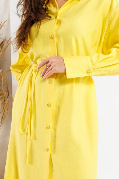 Платье SandyNa 130128 ярко-желтый - фото 5