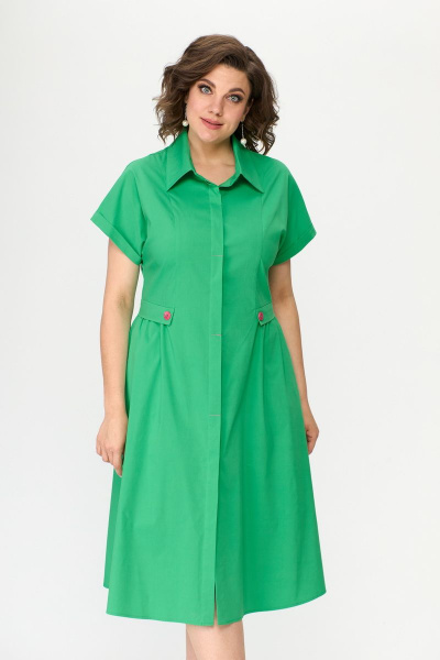 Платье Bonna Image 824-1 зеленый - фото 6
