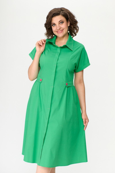 Платье Bonna Image 824-1 зеленый - фото 5