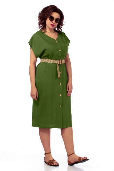 Платье INVITE 4054 зеленый - фото 1