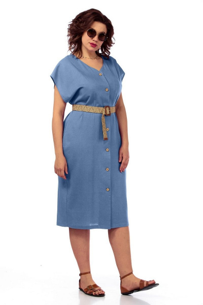 Платье INVITE 4054 голубой - фото 1