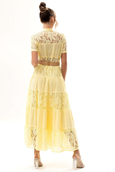 Платье Golden Valley 4917 желтый - фото 2