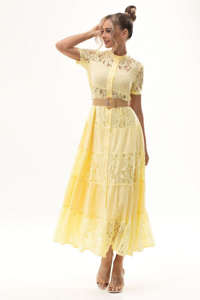 Платье Golden Valley 4917 желтый - фото 1