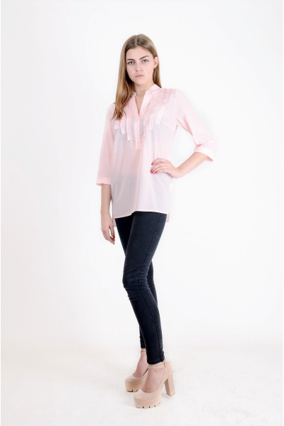 Блуза Mita ЖМ855 розовый - фото 2