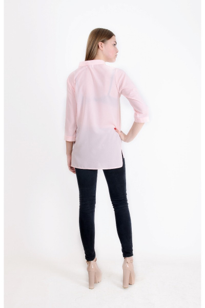 Блуза Mita ЖМ855 розовый - фото 3