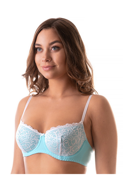 Бюстгальтер Lisse Lingerie М-008 бирюза - фото 3