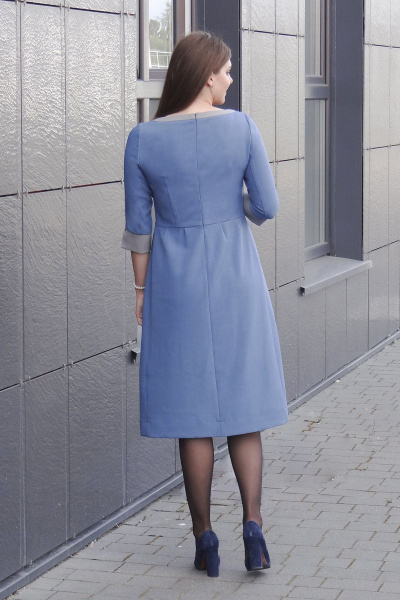 Платье JeRusi 1996 голубой - фото 2