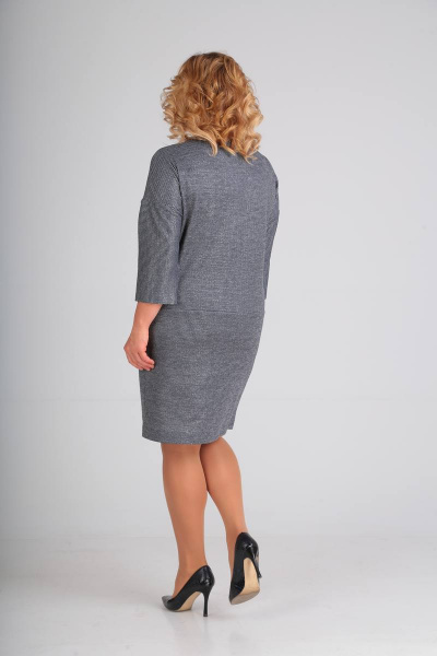 Платье SVT-fashion 475 серый - фото 2
