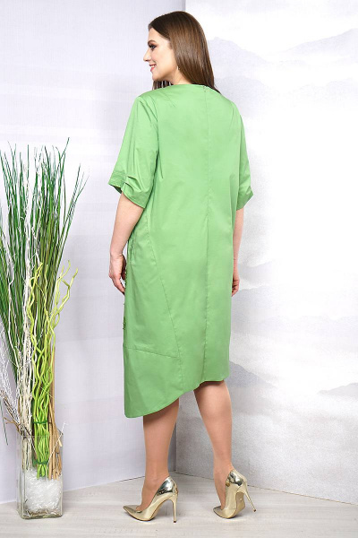 Платье Olegran О650 зелень - фото 3