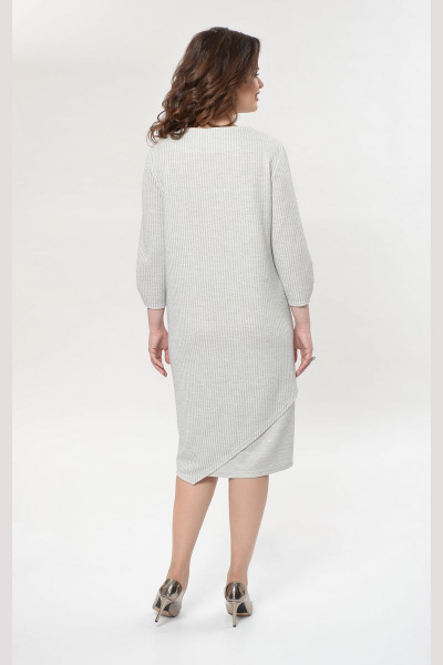 Платье Faufilure С878 серый - фото 4