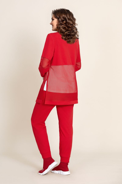 Блуза, брюки, джемпер Mubliz 374 красный - фото 2